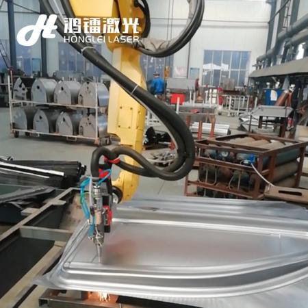 六軸機(jī)器人三維激光切割機(jī) 金屬拉伸件異形管件切孔、切邊